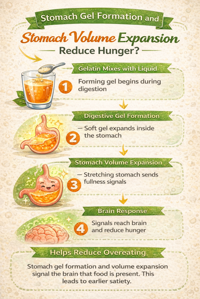 How Does Stomach Gel Formation and Stomach Volume Expansion Reduce Hunger How Does Stomach Gel Formation and Stomach Volume Expansion Reduce Hunger
