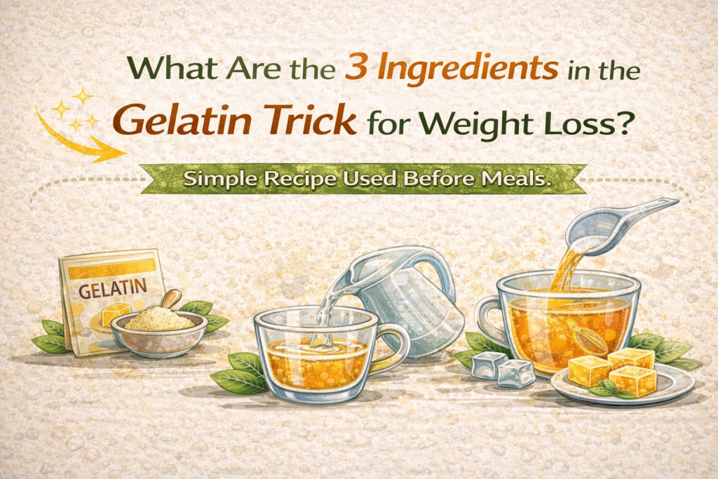 What Are the 3 Ingredients in the Gelatin Trick for Weight Loss