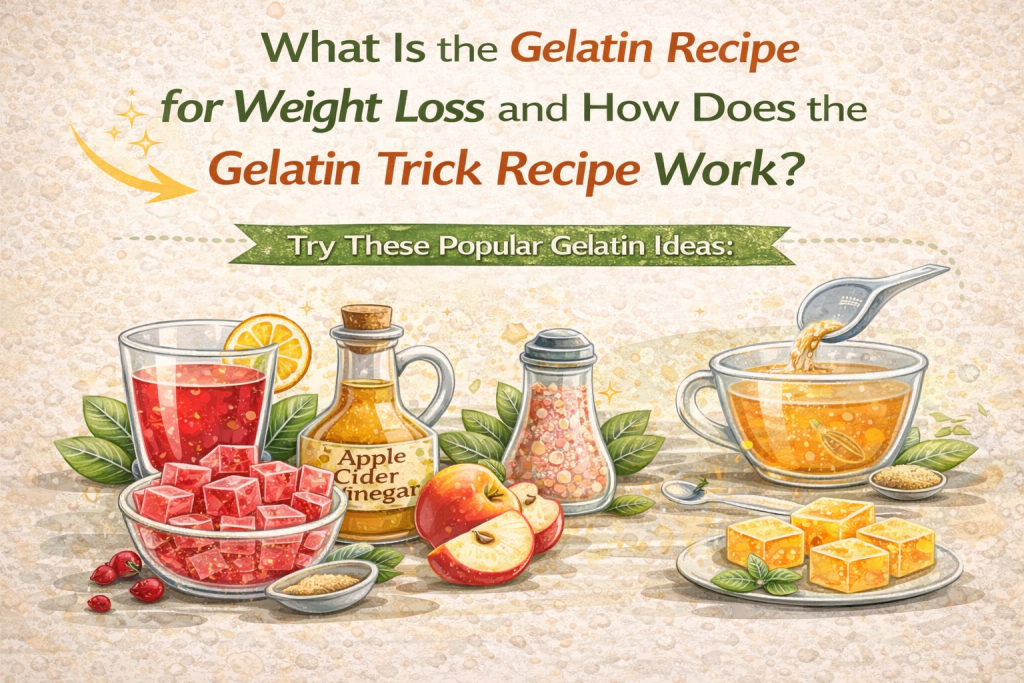 What Is the Gelatin Recipe for Weight Loss and How Does the Gelatin Trick Recipe Work What Is the Gelatin Recipe for Weight Loss and How Does the Gelatin Trick Recipe Work
